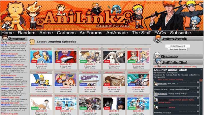 Dubbed Anime Websites Free